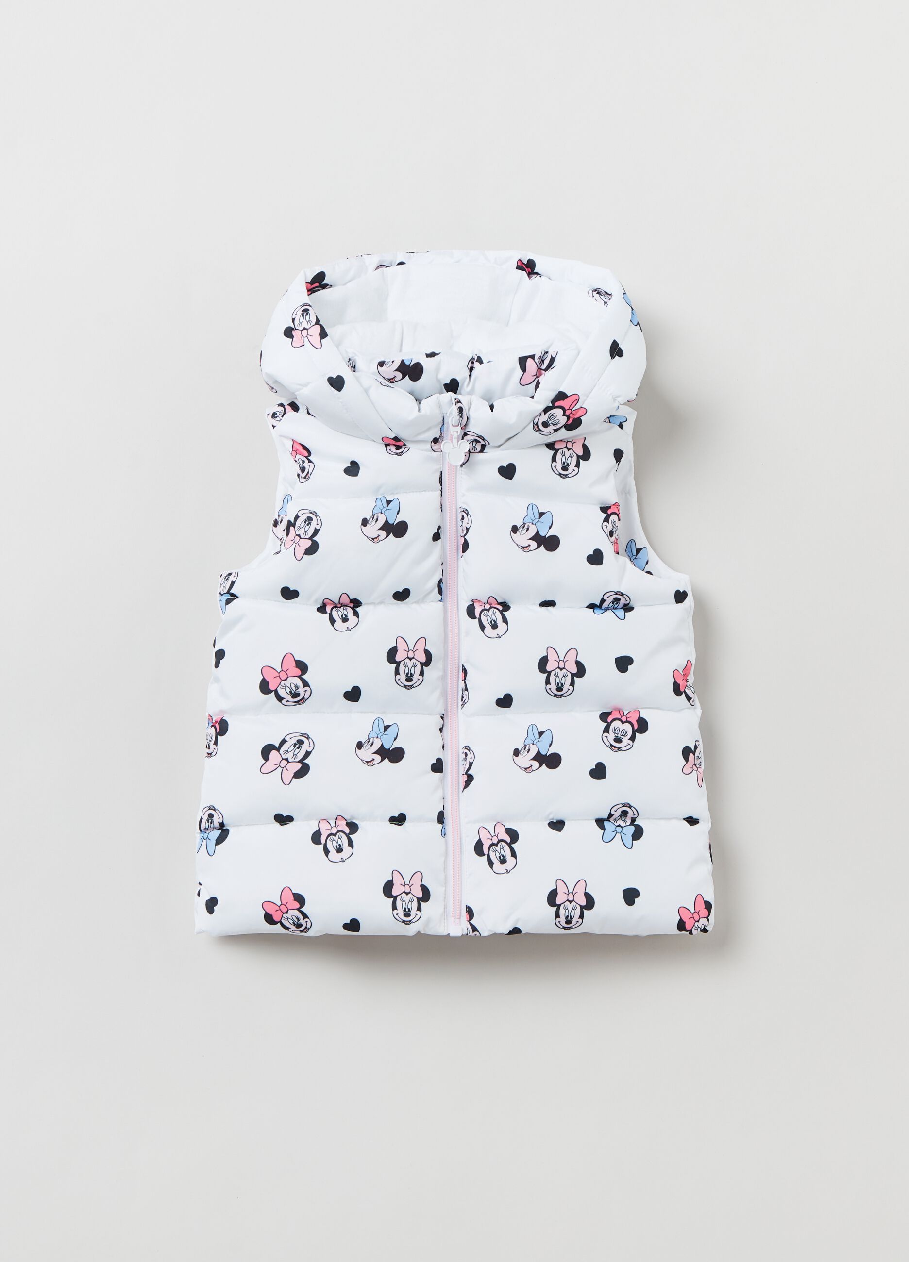 Gilet trapuntato con stampa Minnie_0