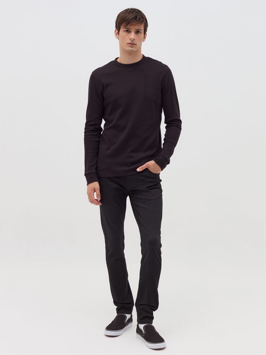 Long-sleeved T-shirt in cotton_1