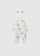 Newborn white pure cotton romper_1