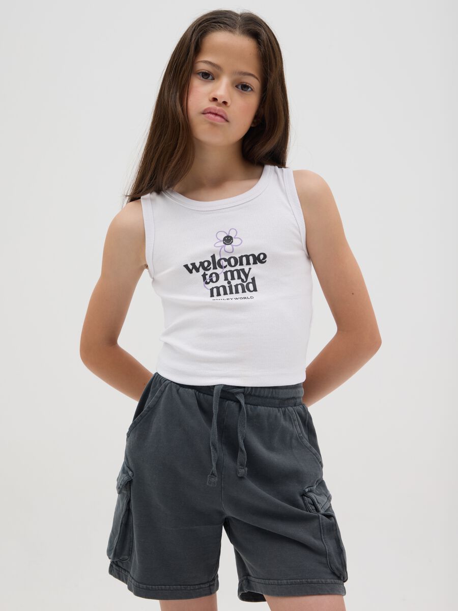 Girls' White Cotton Summer Set - Regular Fit_3