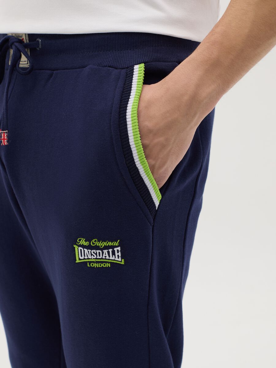 Slim-fit joggers with drawstring and logo embroidery_2