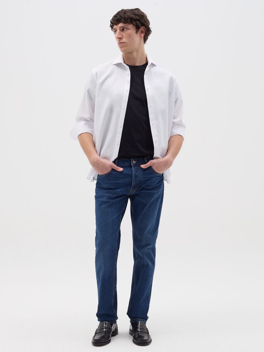 Slim-fit jeans with five pockets_0