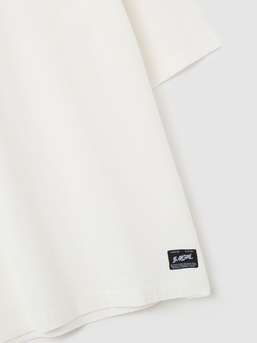 White boxy fit pure cotton T-shirt_5