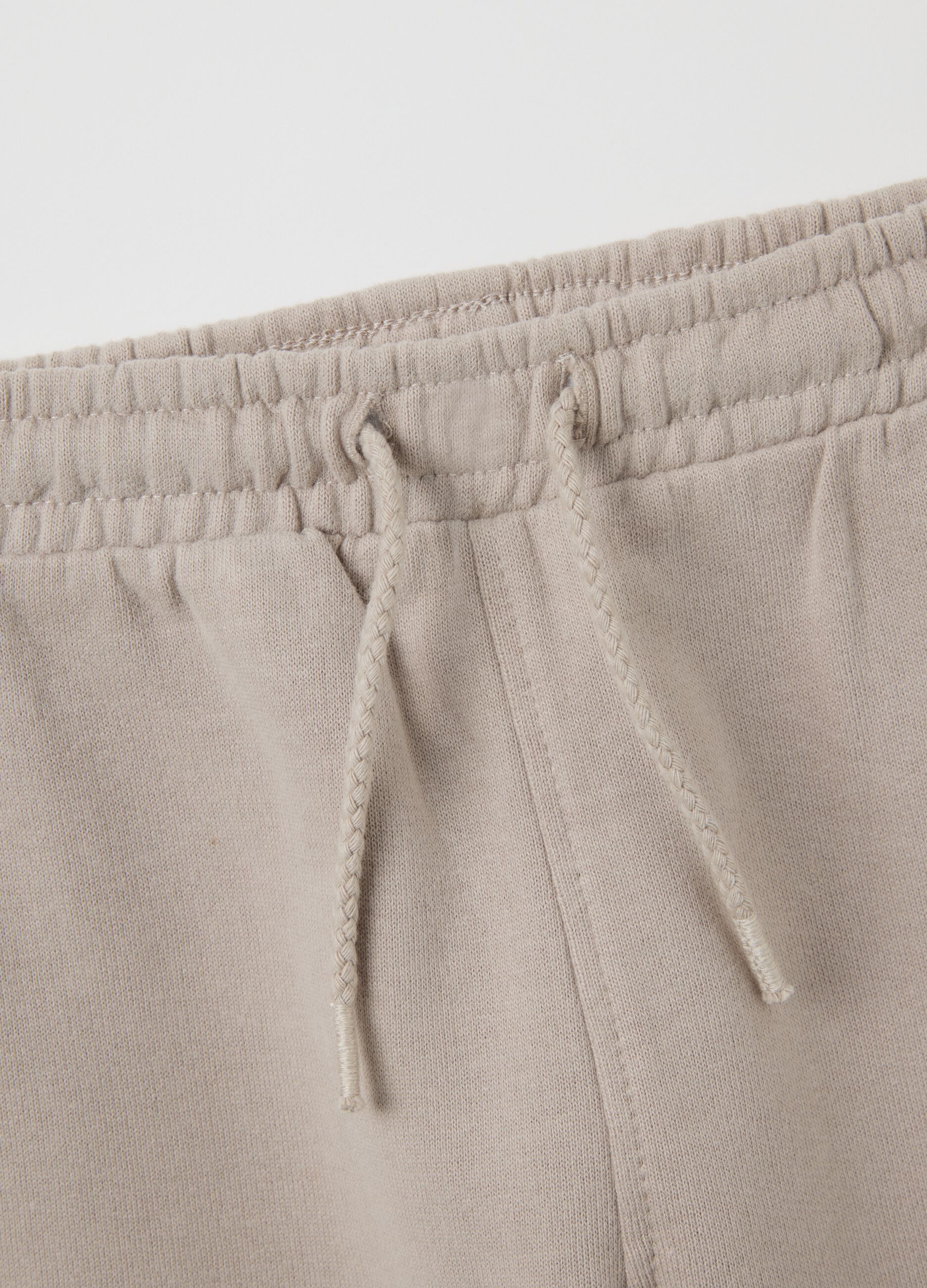 Infant set in pure grey cotton regular fit