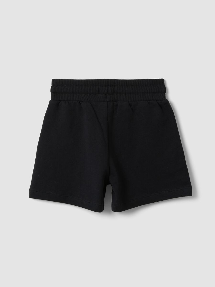 Blue pure cotton shorts_1