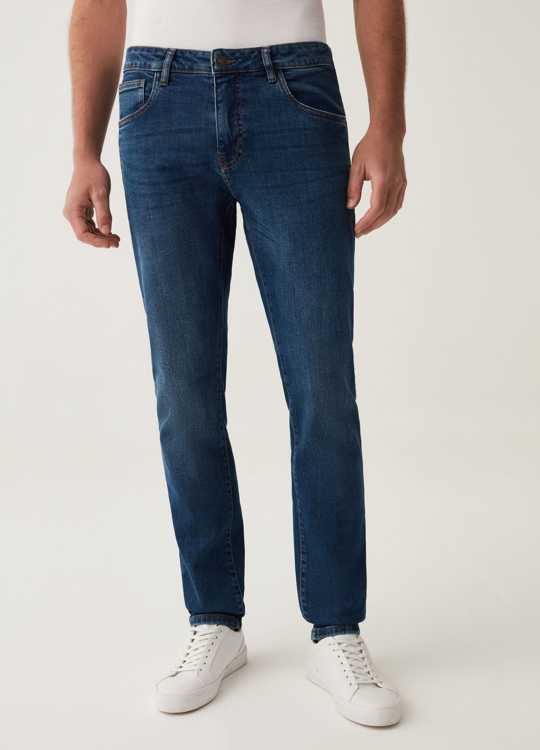 Jeans skinny fit cinque tasche_0