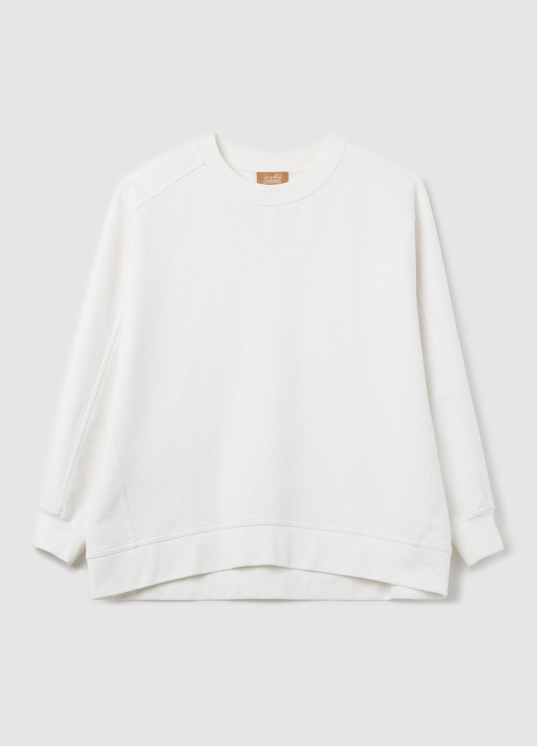 Solid colour maternity sweatshirt