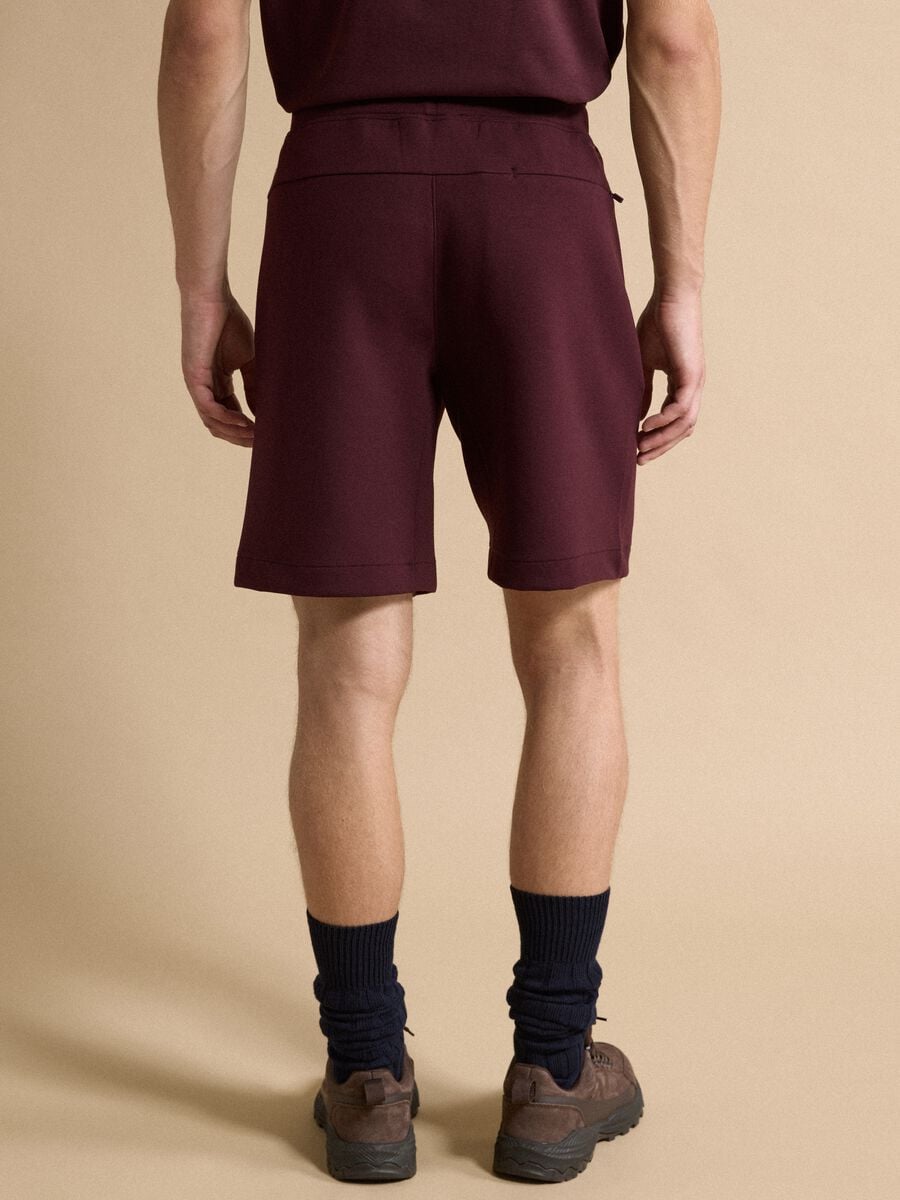 Shorts marroni traspiranti in tessuto elasticizzato 2 Way Stretch_3
