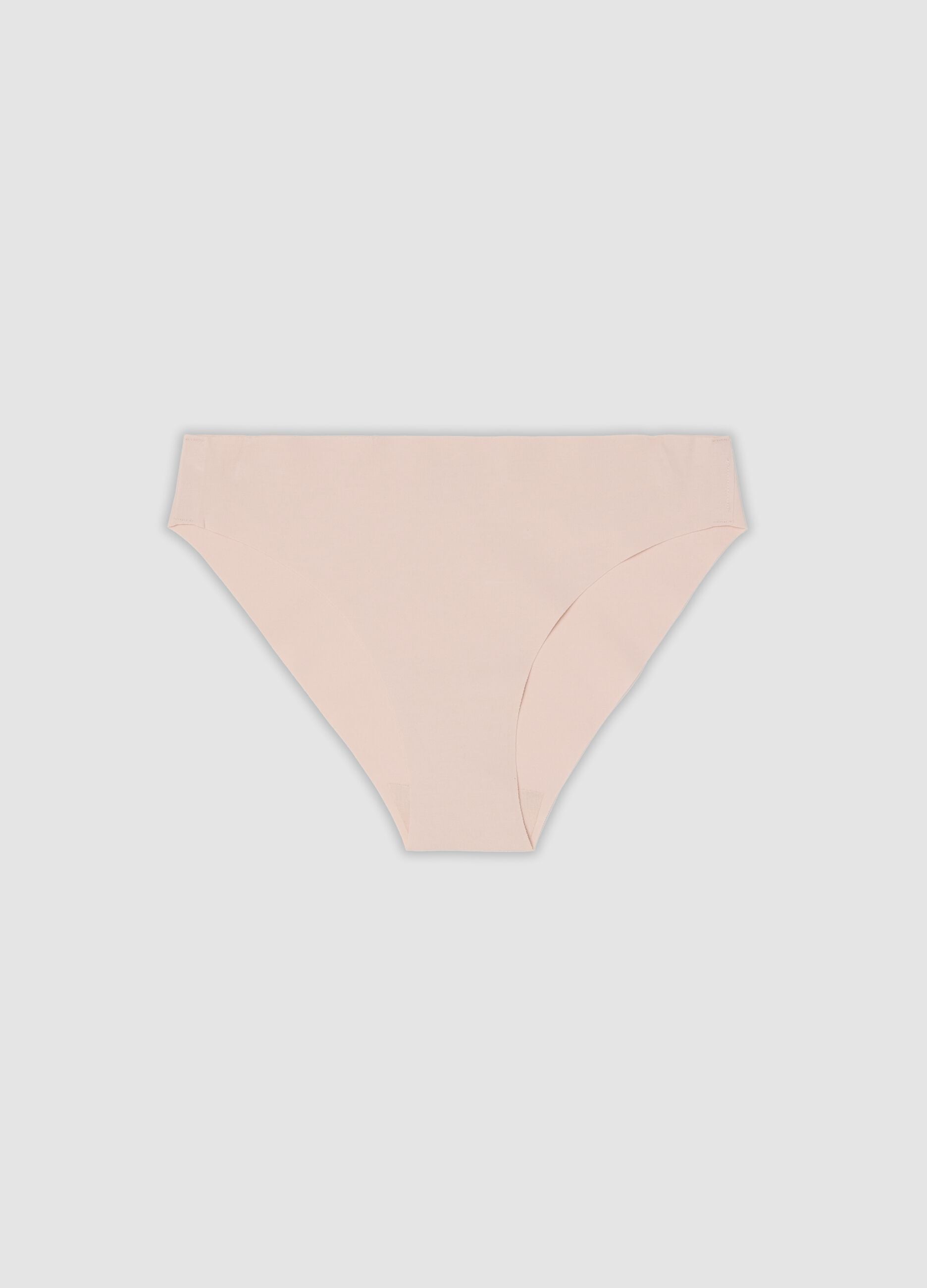 Pink stretch organic cotton briefs