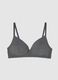 Grey Stretch Padded Bra_4