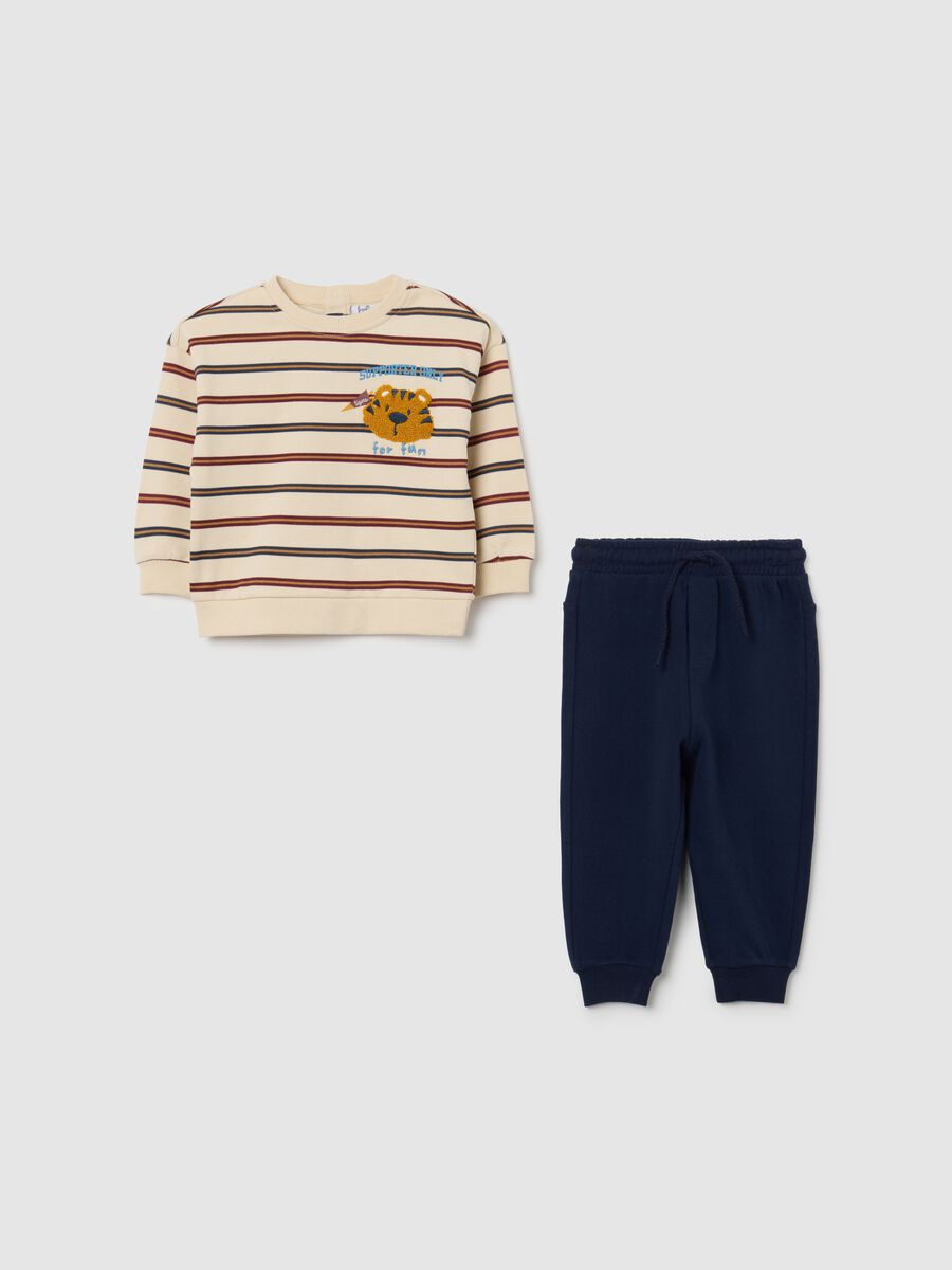Multicolour Regular Fit Pure Cotton Children's Outfit_0