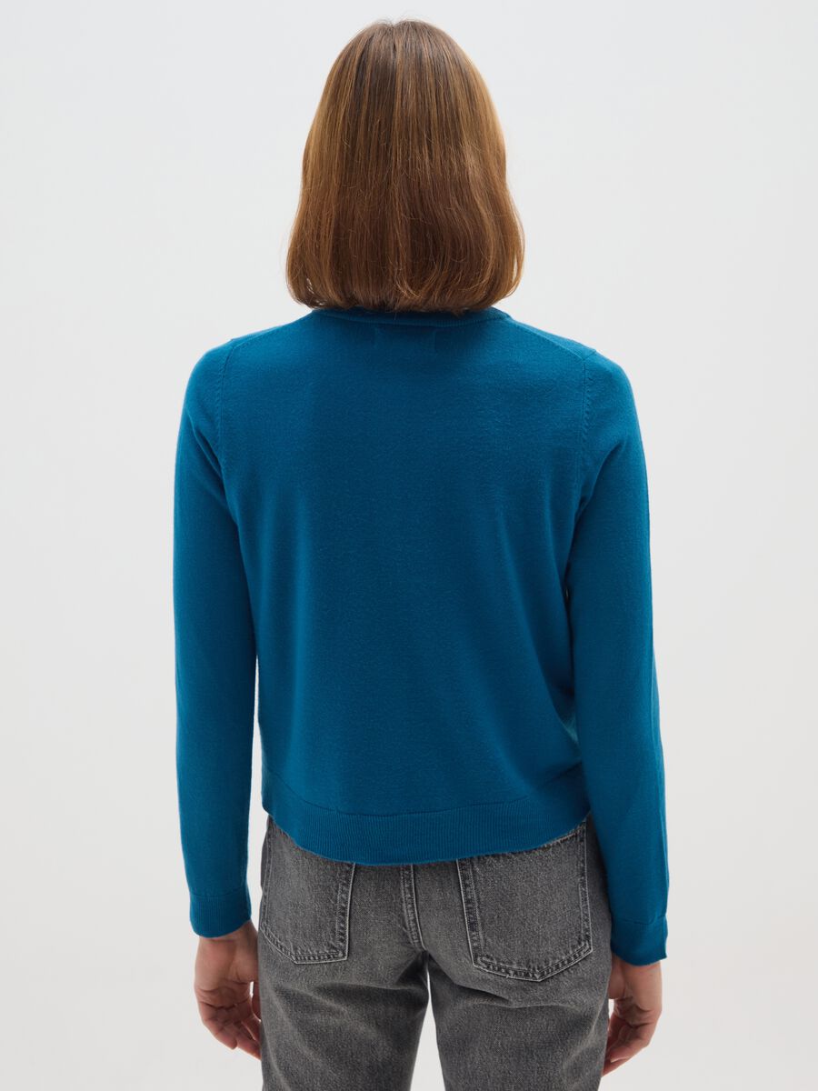 Acrylic Blue Cardigan_2