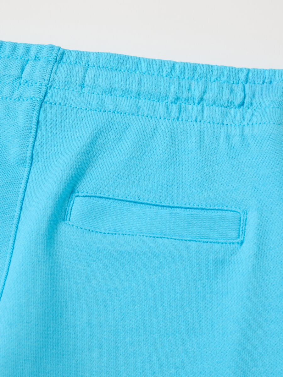 OVS Kids pure cotton shorts in light blue_3