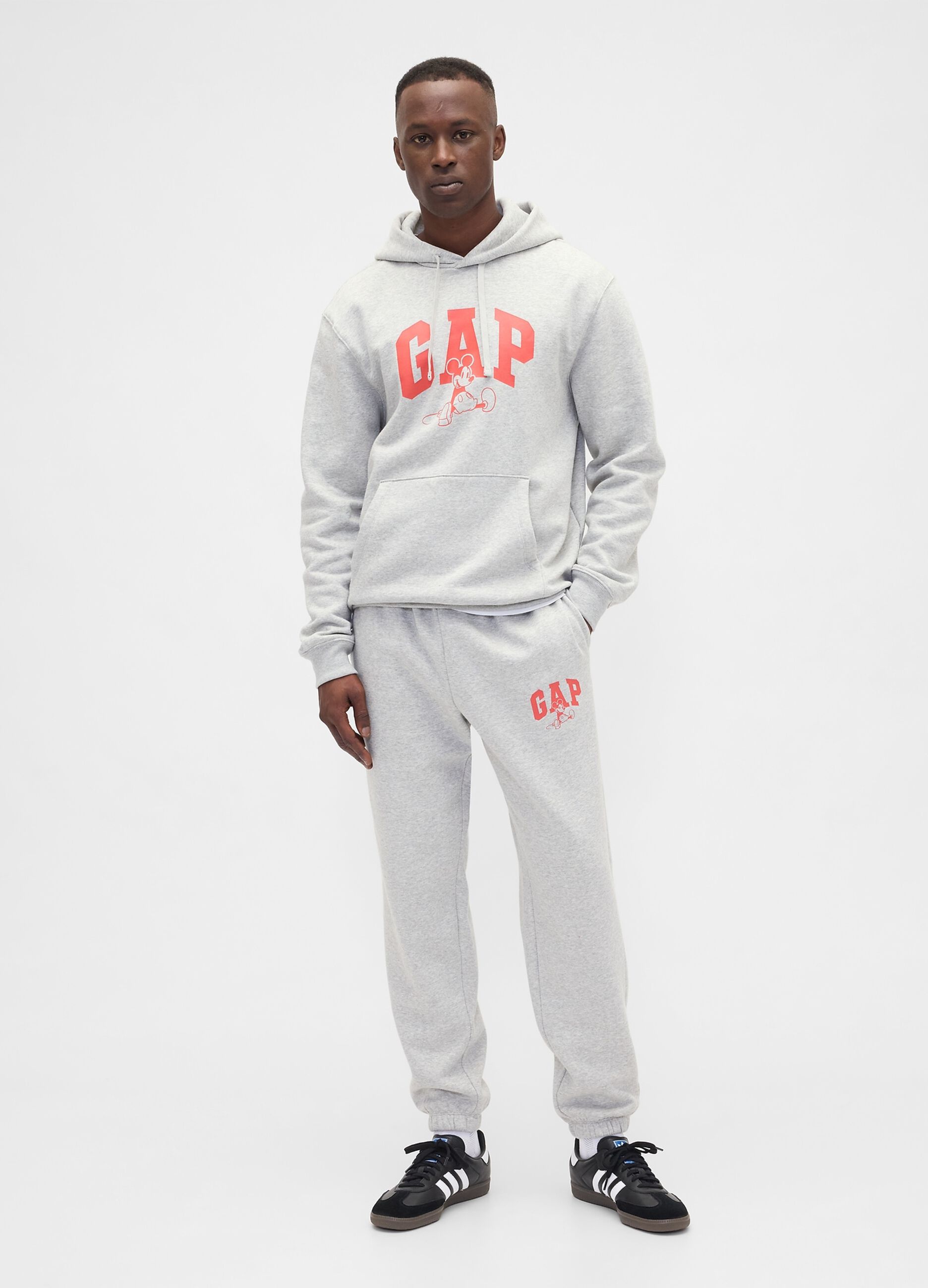 Pantaloni jogger in misto tessuto