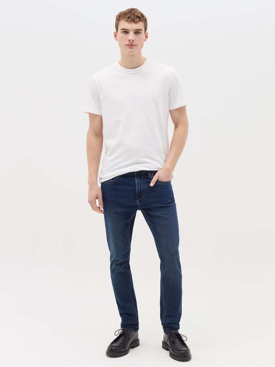Super-skinny-fit jeans with fading_0