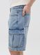 Cargo Bermuda shorts in denim_2