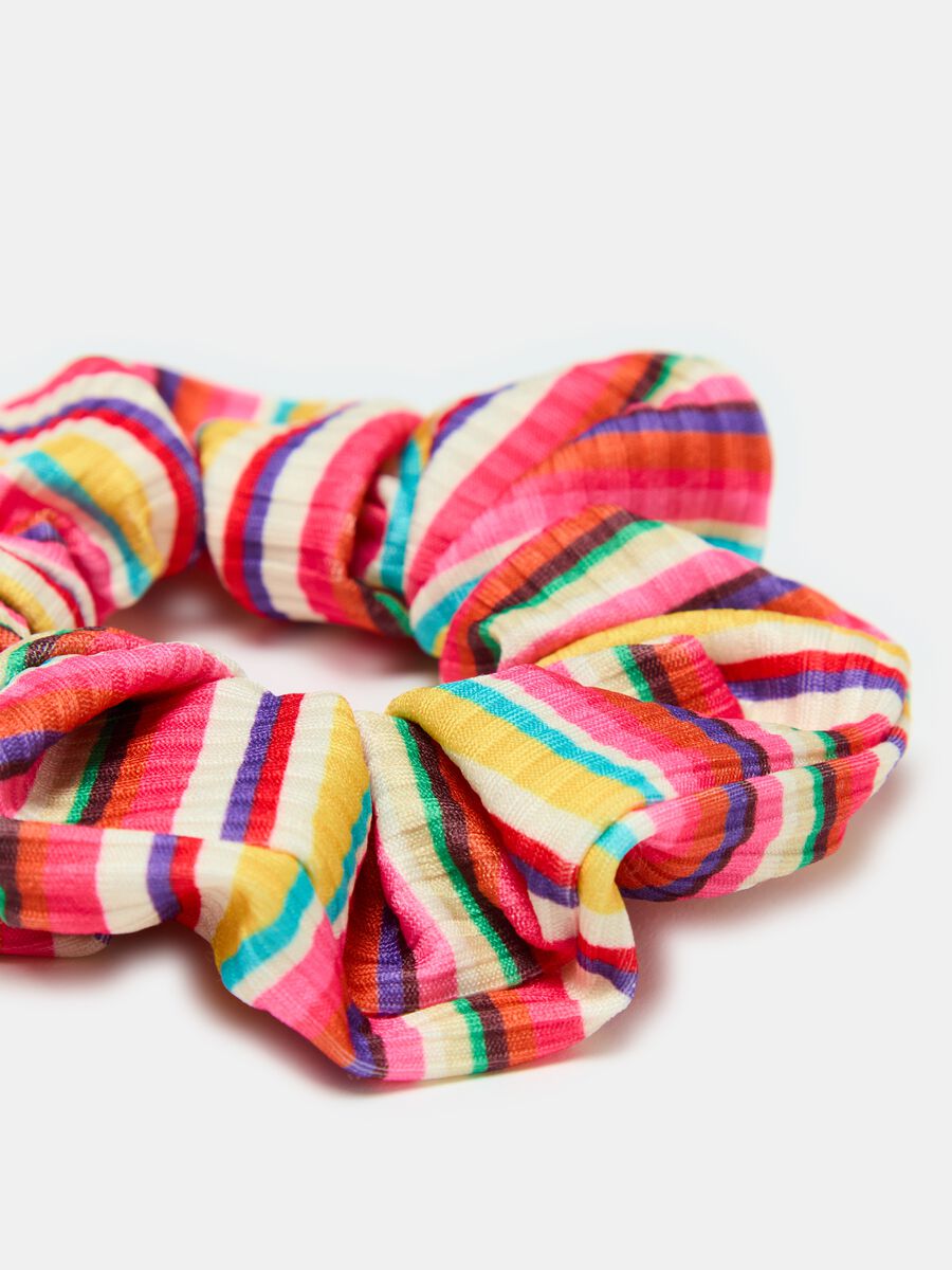 Two-pack hair scrunchies with print_2
