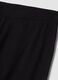 Leggings flare neri in cotone elasticizzato_1