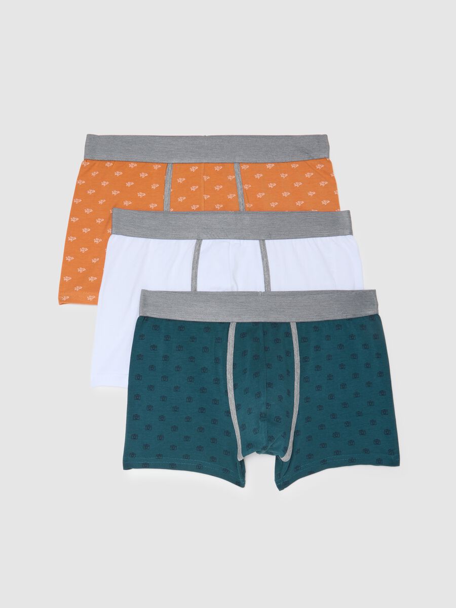 Multicolor blue cotton boxer regular fit_4