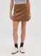Brown mini skirt_1