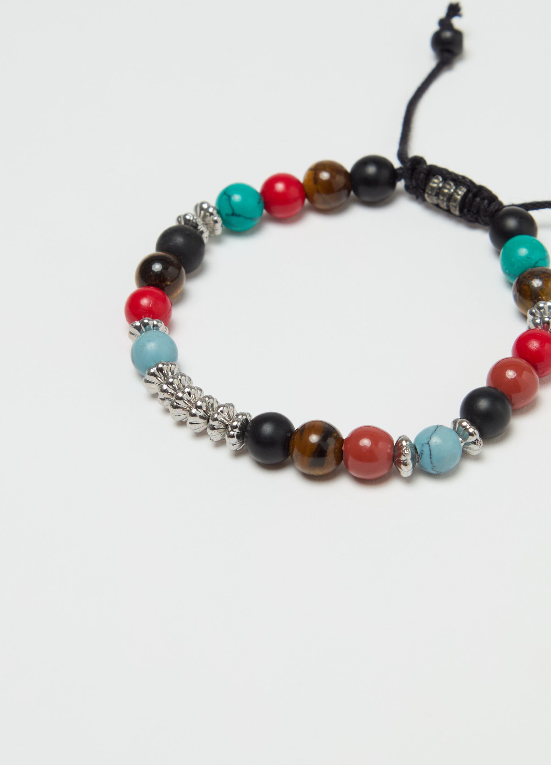 Bracelet with coloured beads