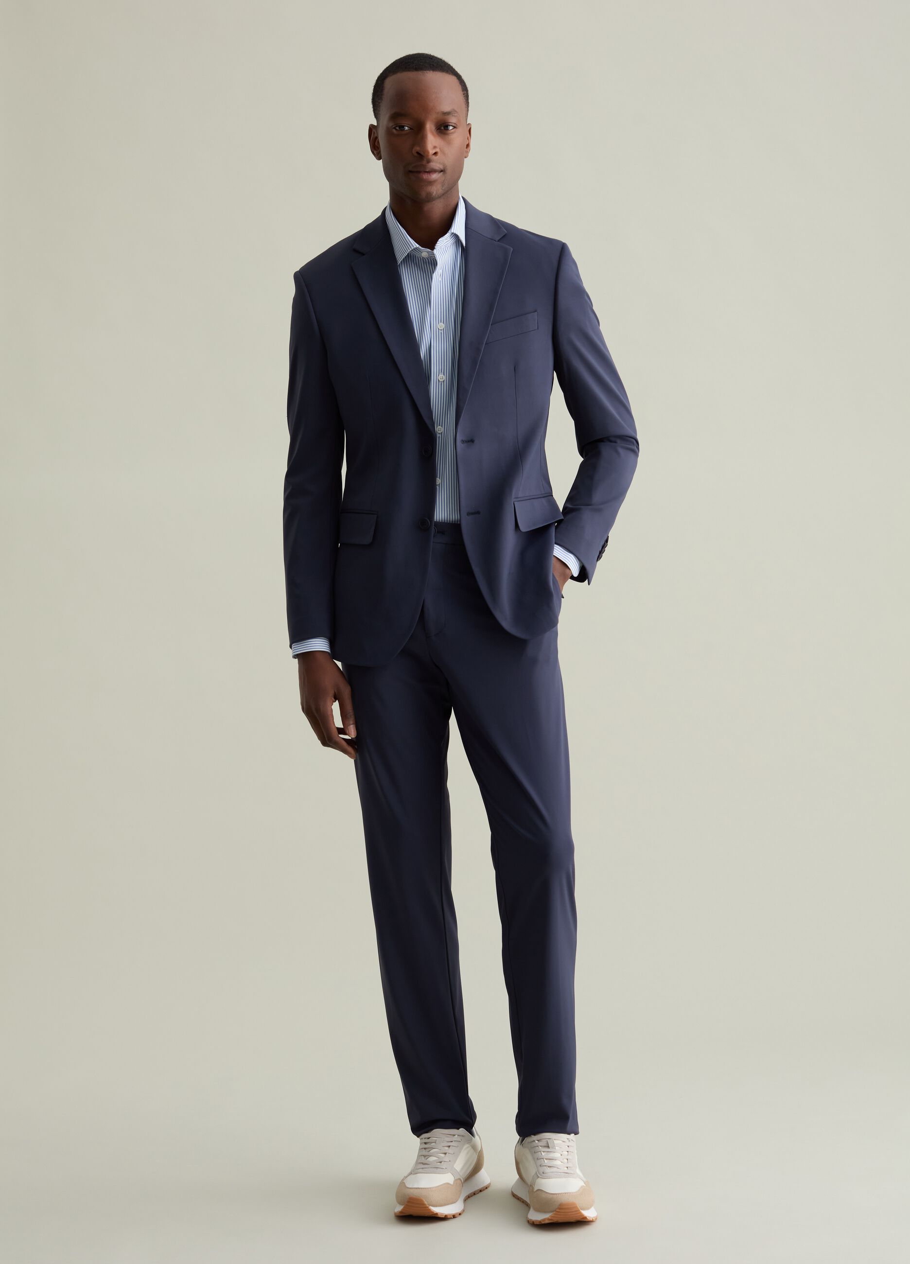 Blazer in technical fabric