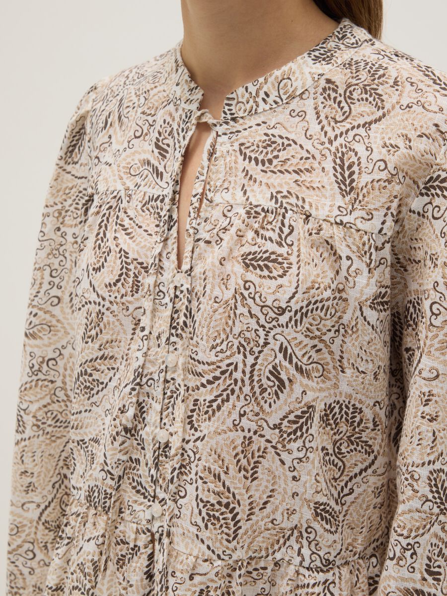 Multicolour pure cotton regular fit shirt with pattern_3