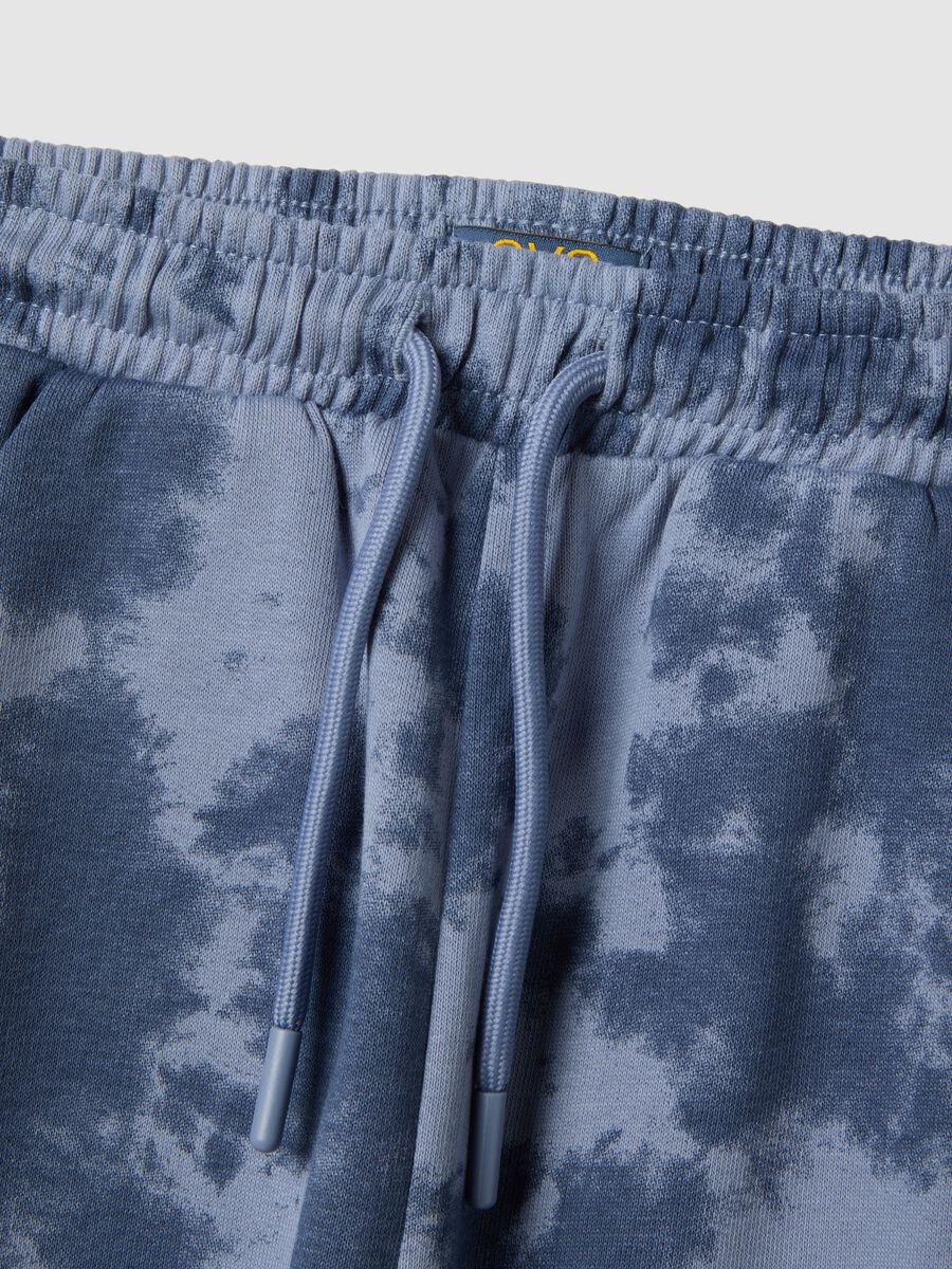 Multicolour TieDye Pure Cotton Regular Fit Children's Trousers_3