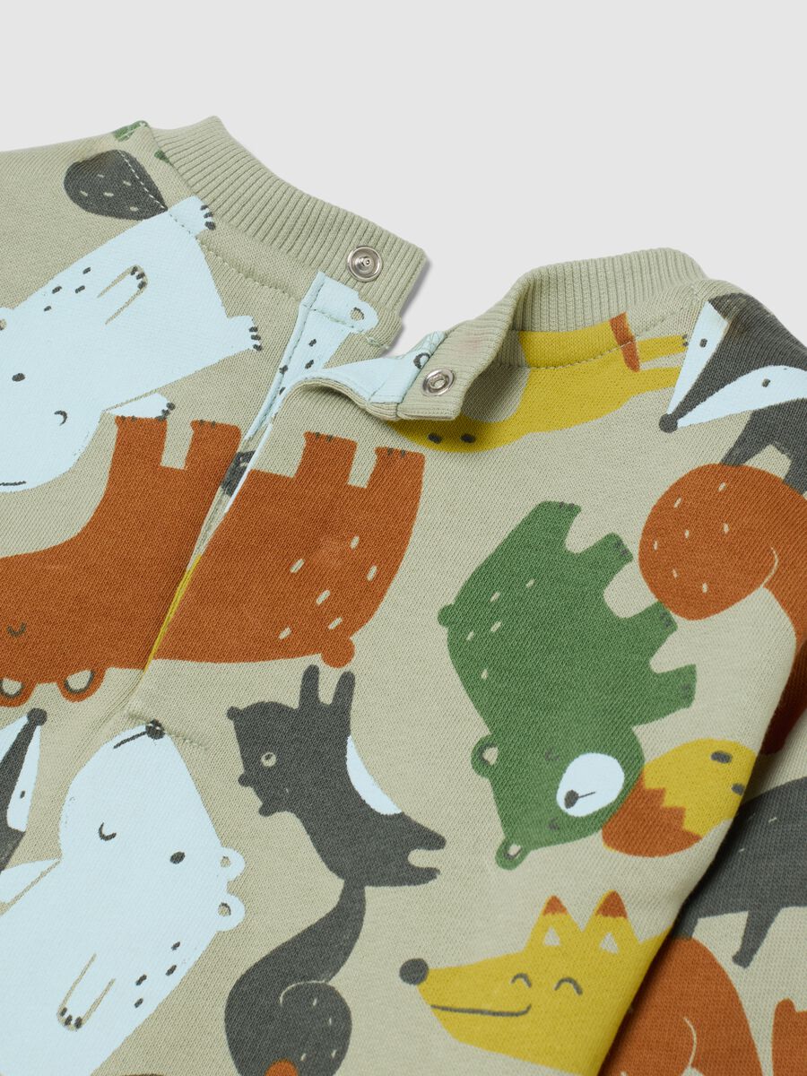 Set felpa pantalone multicolor da bimbo in puro cotone regular fit_3