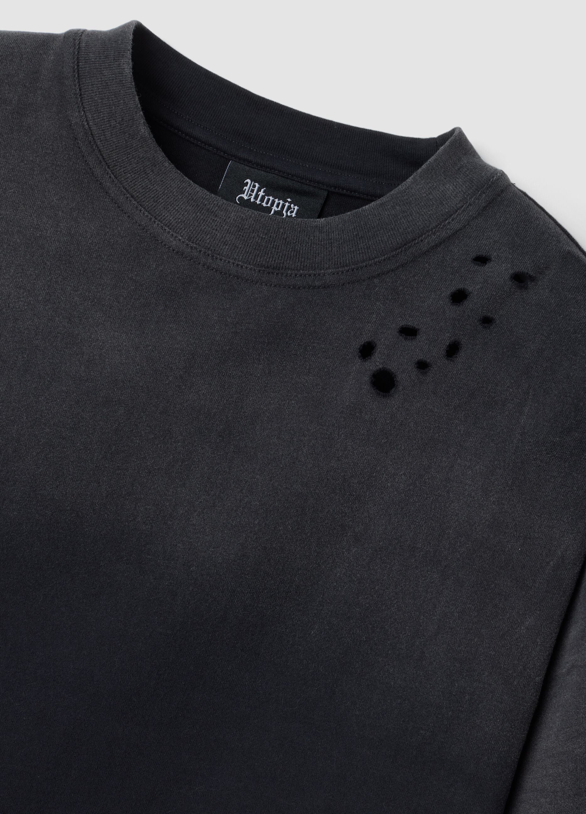 Double Longsleeve Sunfaded Black