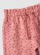 Completo rosa in cotone organico elasticizzato con stampa Carica dei 101_2