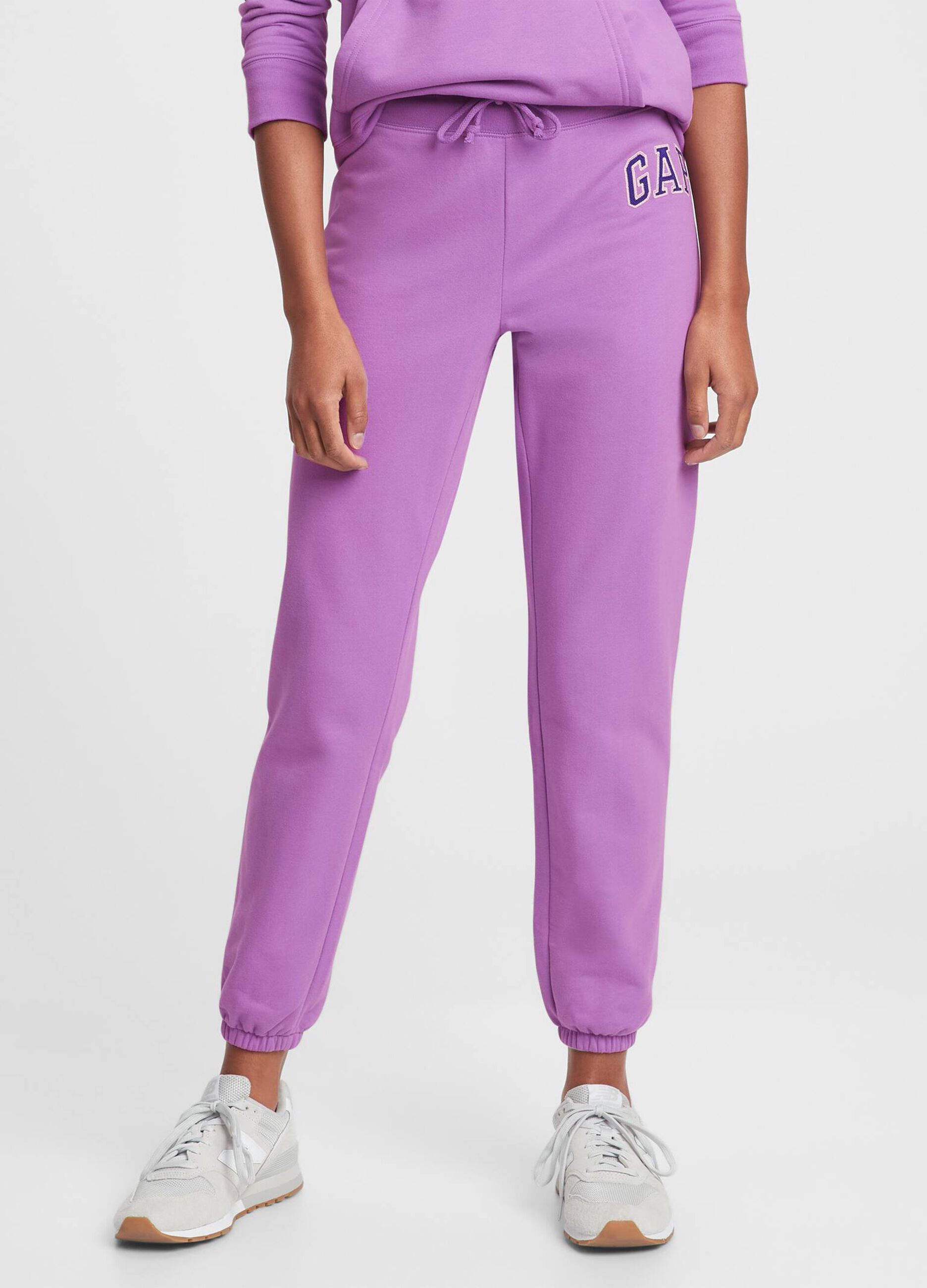 Joggers a vita alta con stampa logo_0