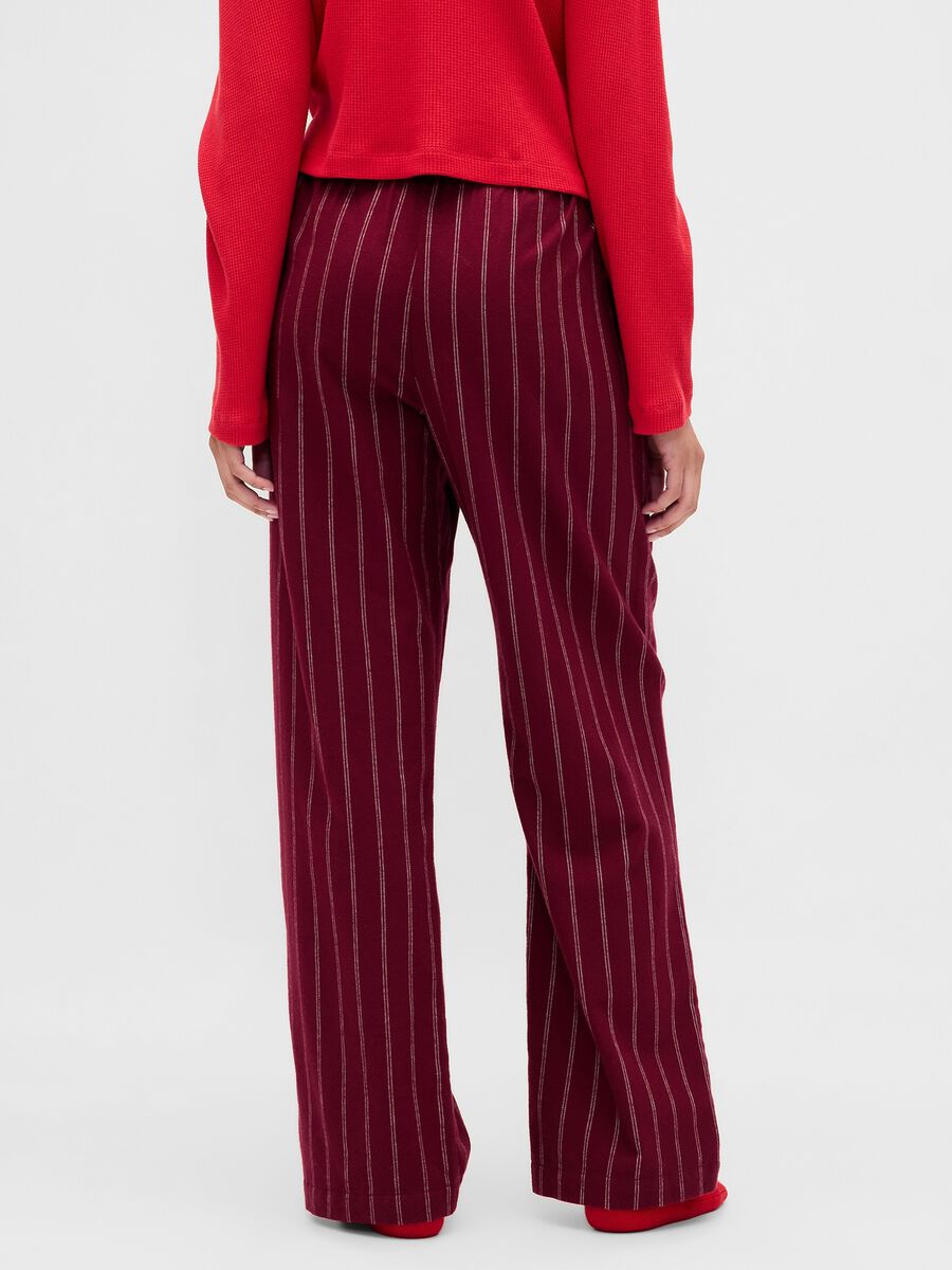 Pigiama rosso in cotone_1