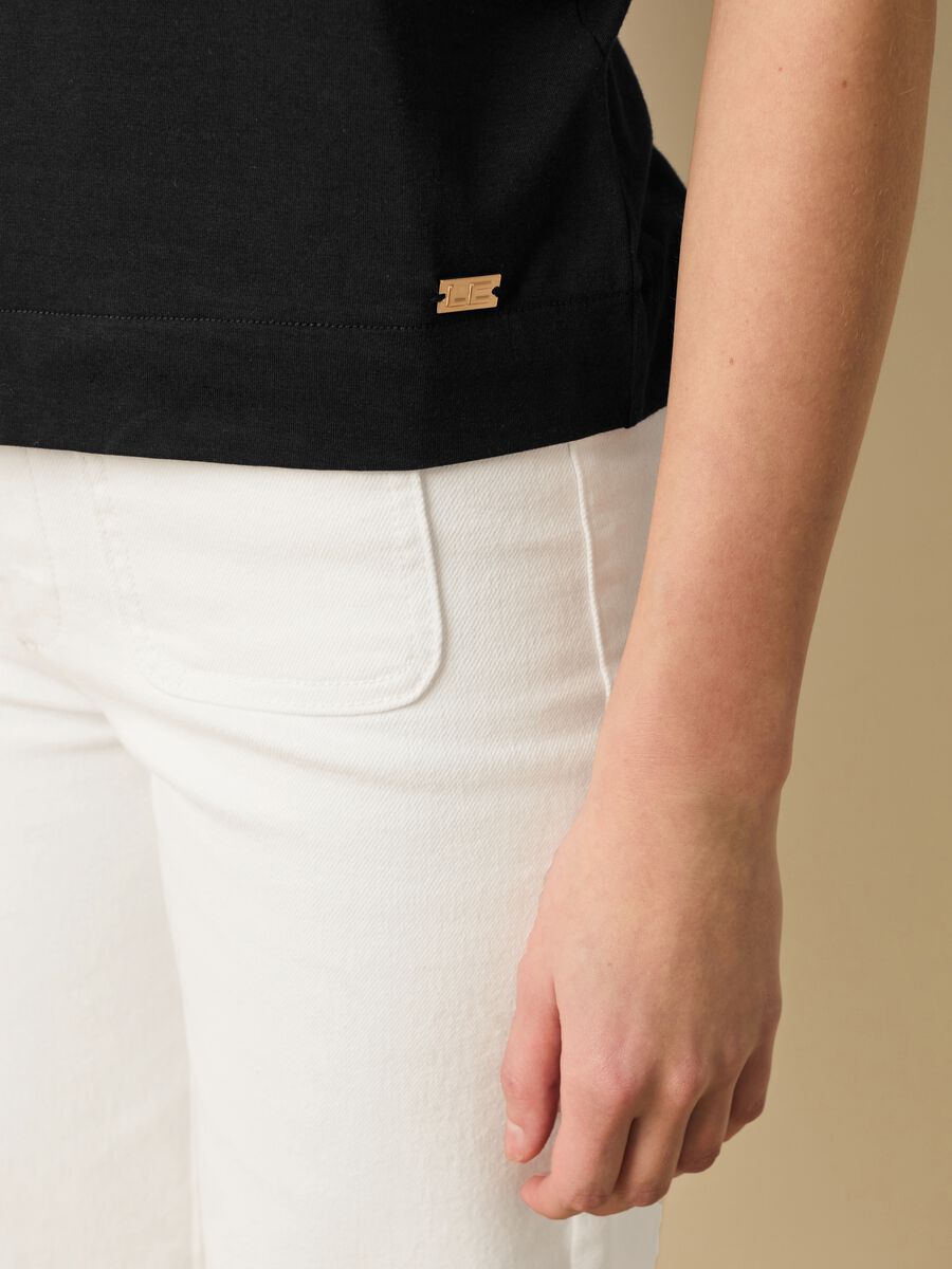 Stretch cotton and modal T-shirt_2