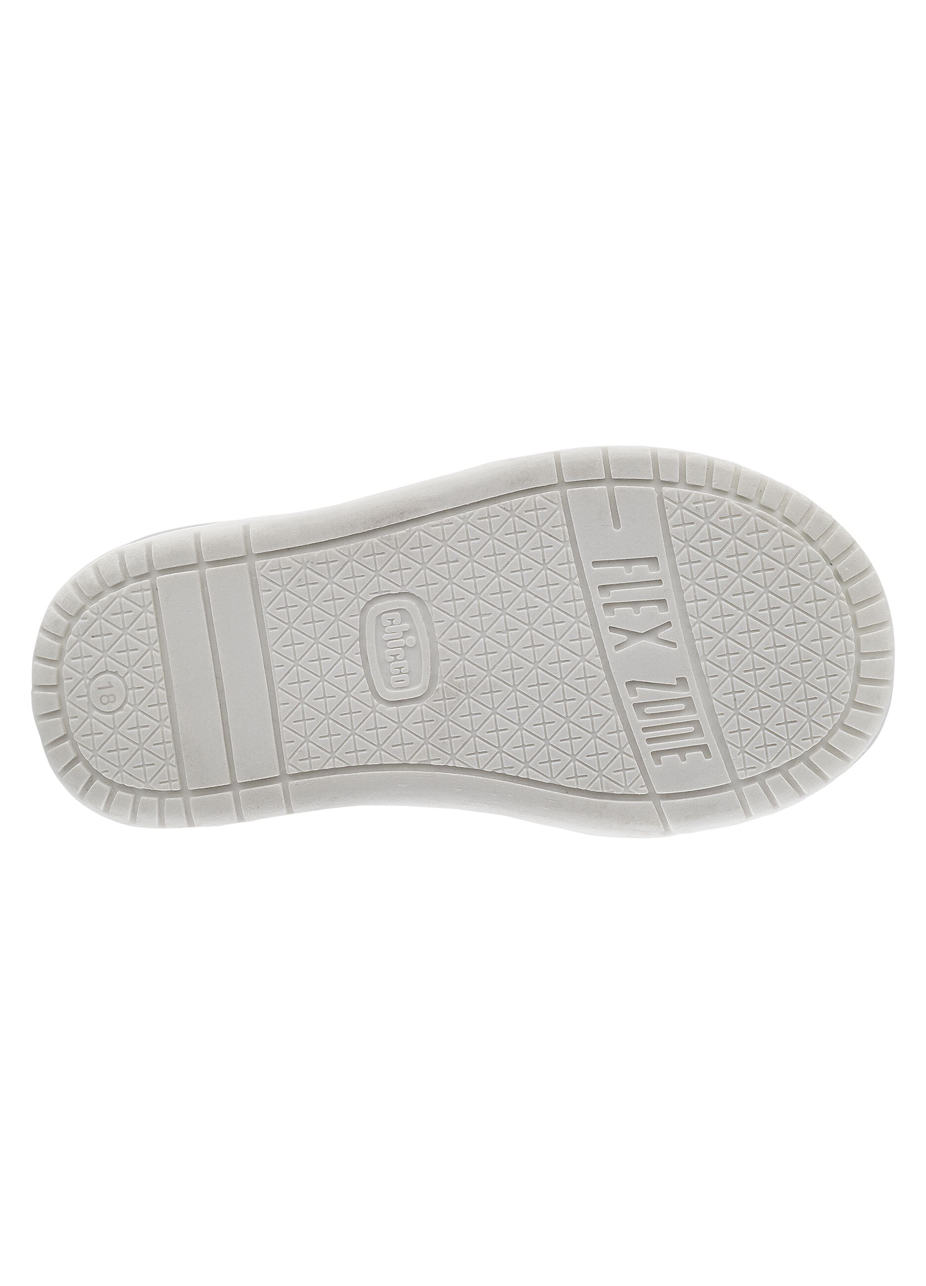 Beige Chicco sneakers with hook-and-loop strap