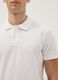 Polo in puro cotone bianca slim fit_3