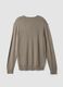 Grey crew-neck jumper in viscose blend, regular fit_2