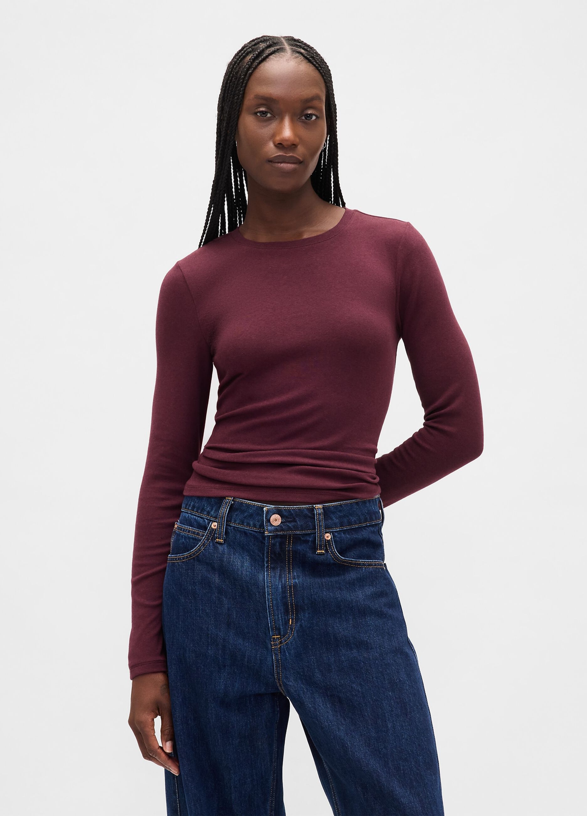 Purple Long-sleeve T-shirt