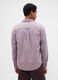 Long-sleeved purple shirt in cotton and Lyocell blend_2