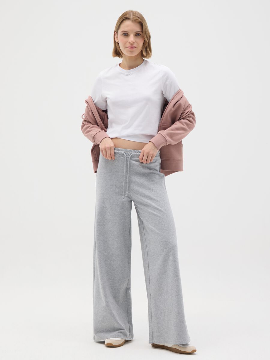 Pink Regular Fit Cotton Mix Sweatshirt_1