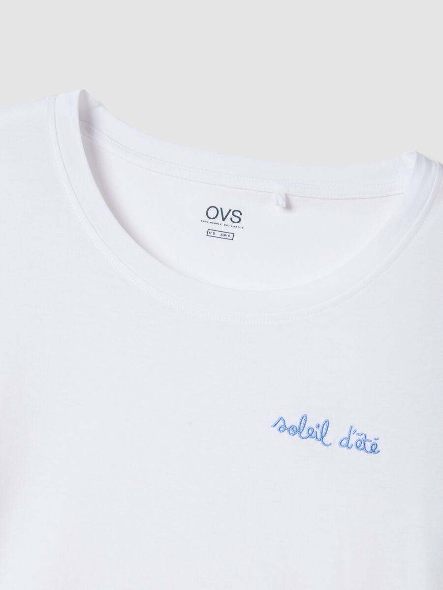 Pigiama corto in puro cotone multicolor regular fit_5