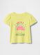 Yellow T-shirt with watermelon print for kids_0