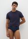 Set of blue pure cotton regular fit briefs tripack_0