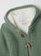 Baby Green Hooded Jacket in Pure Cotton Regular Fit_2