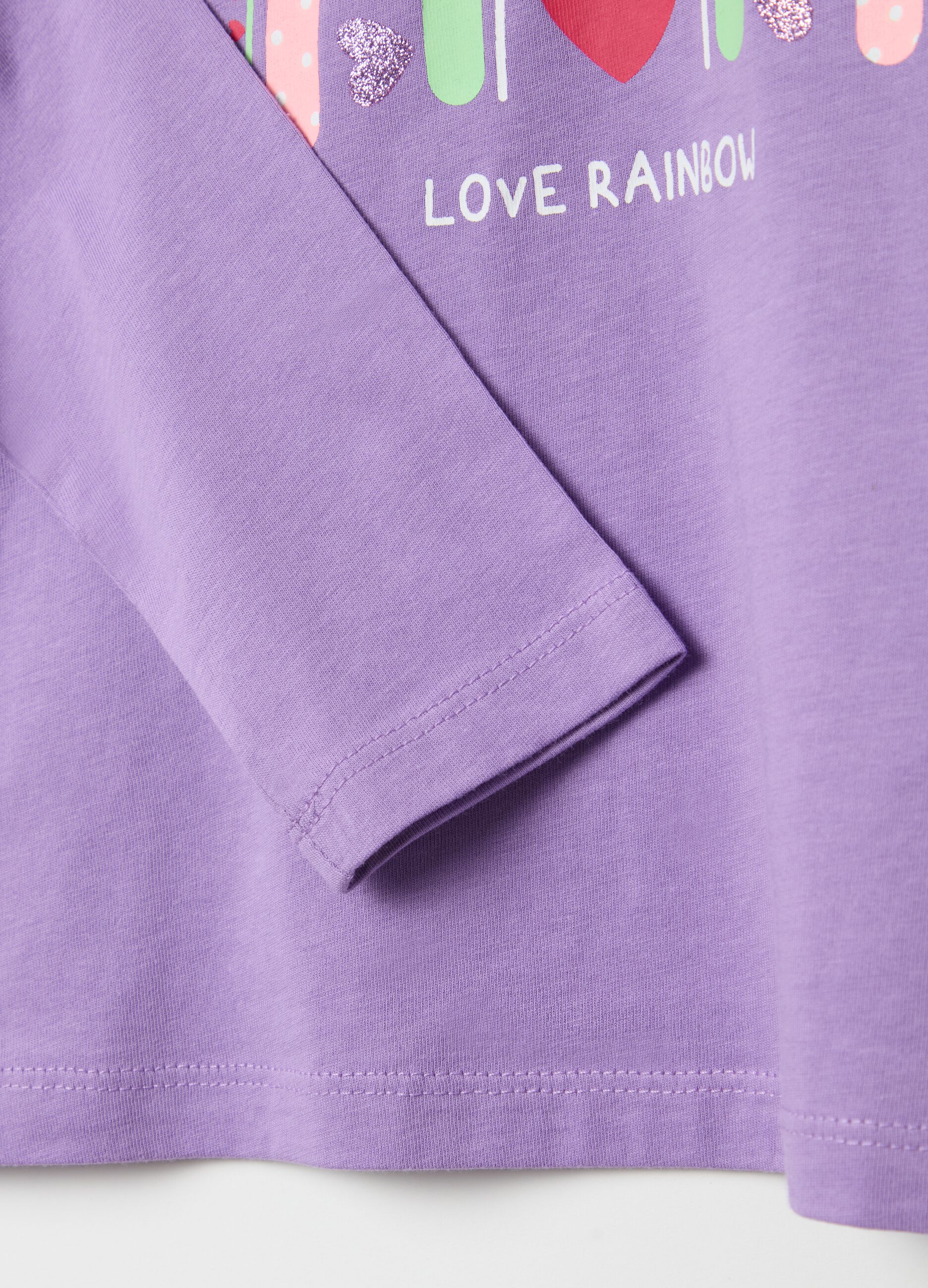Two-pack long-sleeved T-shirt with print