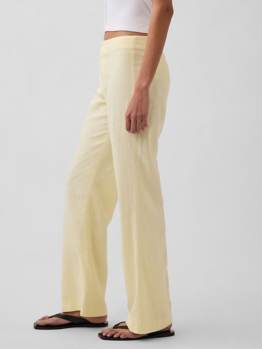 Linen-blend trousers_3