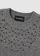 Grey regular fit jumper with decorative rhinestone details_5