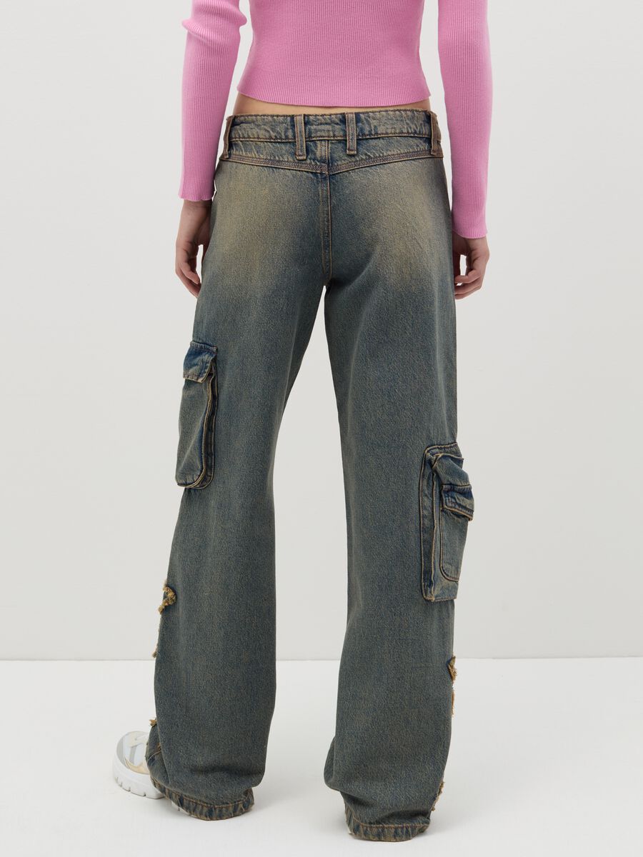 Cargo jeans with stars application_2