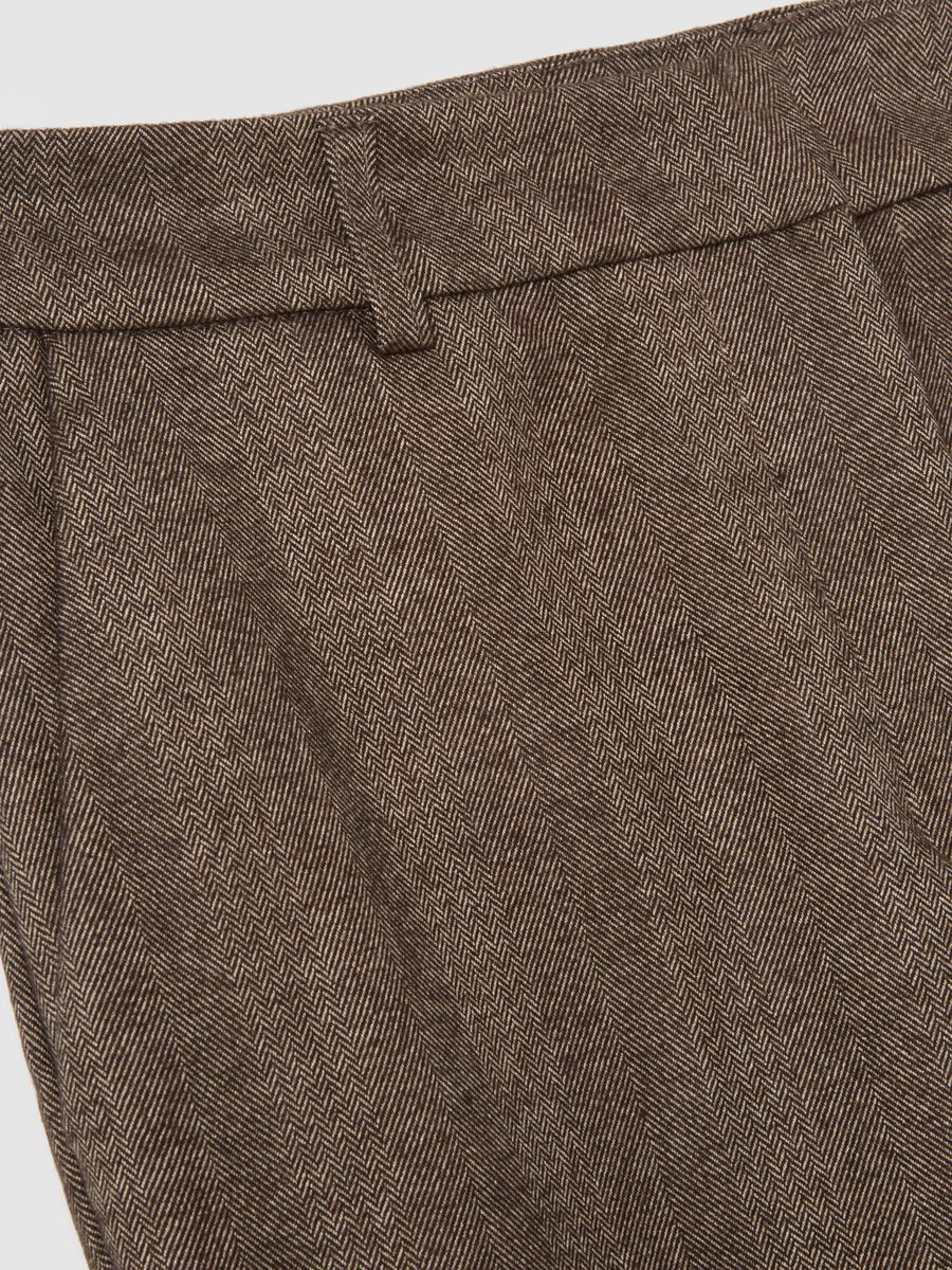 Brown Slim Fit Trousers_1