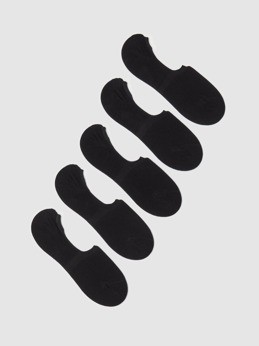 Five-pair pack stretch shoe liners_0